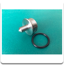 IN STOCK Boiler cap base in stainless steel without knob. O-ring included.